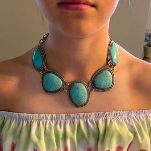 Premier Turquoise reversible necklace